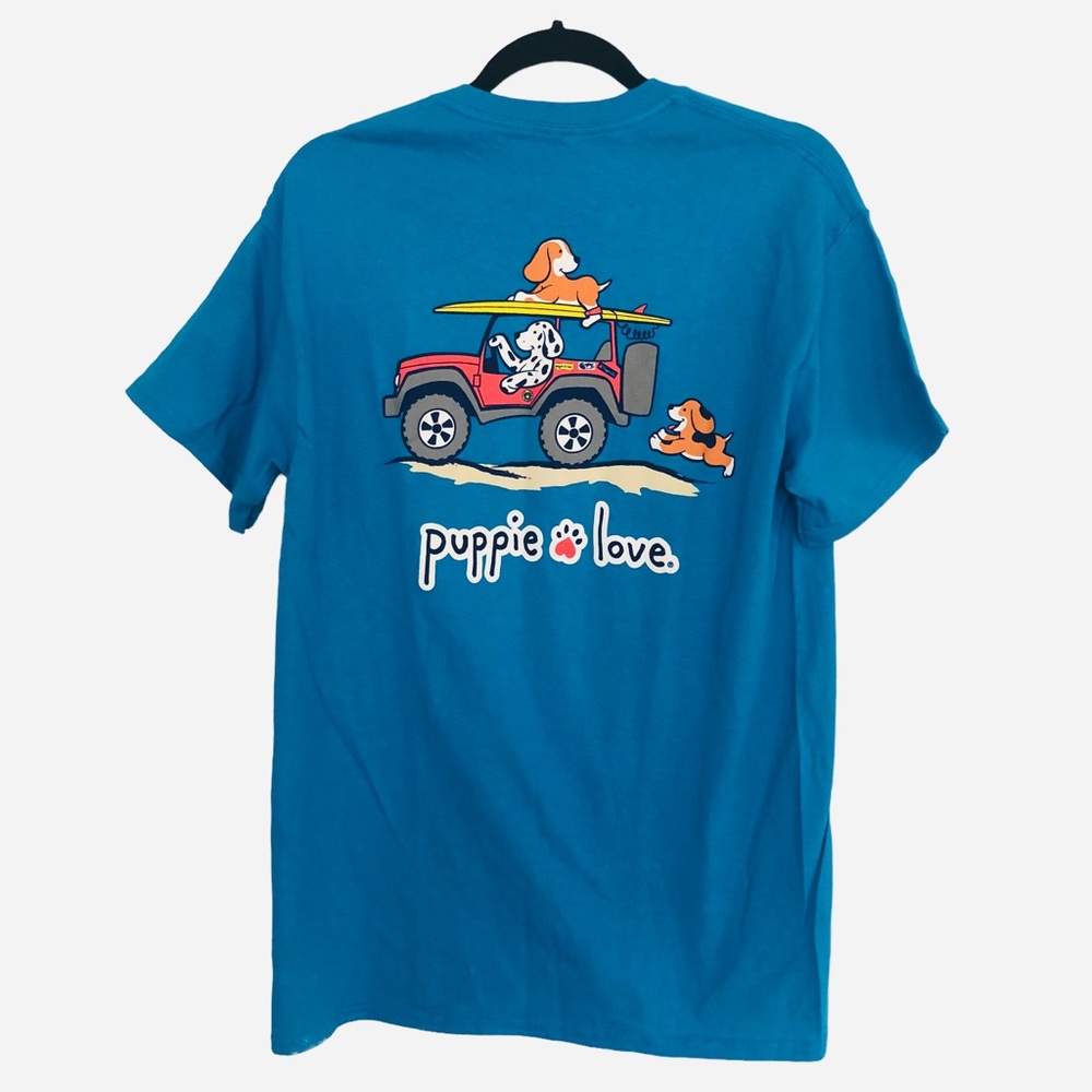 Dog Rescue tee shirt Puppy Love M